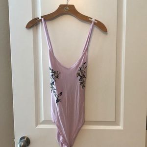 American Eagle cross back body suit